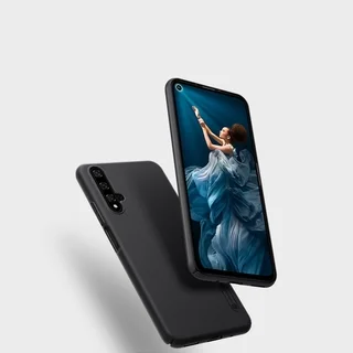 Telefontok Honor 20 / Huawei nova 5T - Nillkin Super Frosted fekete tok