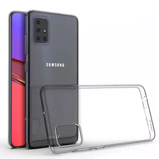 Samsung Galaxy A51 Telefontok - átlátszó szilikon tok