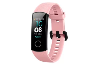 Honor Band 4 / 5 okosóra szíj - TACTICAL pink szilikon szíj