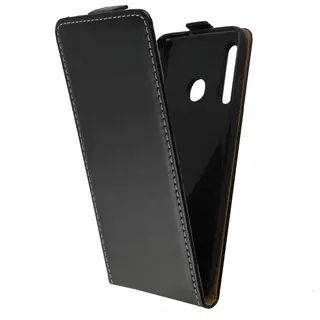 Telefontok Honor 20 Lite / Honor 20e - Lefelé nyíló Flexi Fliptok fekete