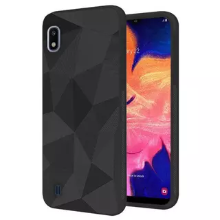Telefontok Samsung Galaxy A10 - Forcell PRISM fekete szilikon tok