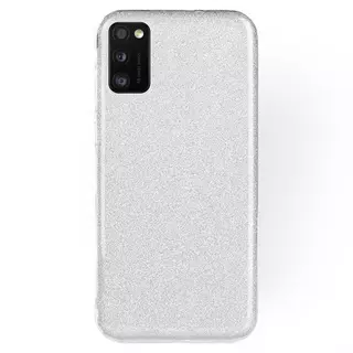 Telefontok Samsung Galaxy A41 - Ezüst Shiny tok