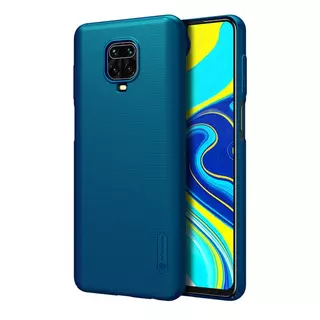 Telefontok Xiaomi Redmi Note 9 PRO - Nillkin Super Frosted kék tok