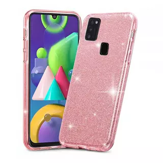 Samsung Galaxy M21 / M30s Telefontok - TECH-PROTECT pink Shiny tok