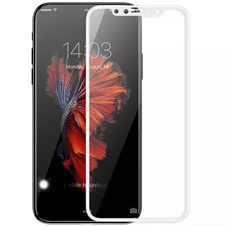 iPhoneX / iPhone XS Üvegfólia- fehér 3D üvegfólia