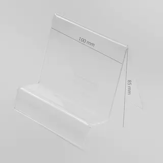 Asztali telefon/tablet tartó plexi állvány - Univerzális - 100X85mm
