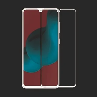 Üvegfólia Samsung Galaxy A41 - 5D full glue, super kemény tokbarát fólia fekete kerettel