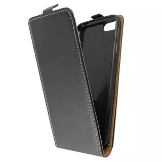 iPhone 7 / 8 / SE 2020 telefontok - fekete flexi fliptok