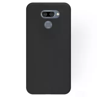 Telefontok LG K50 / LG Q60 - fekete szilikon tok