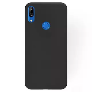 Huawei P Smart Z / Honor 9X Telefontok - fekete szilikon tok