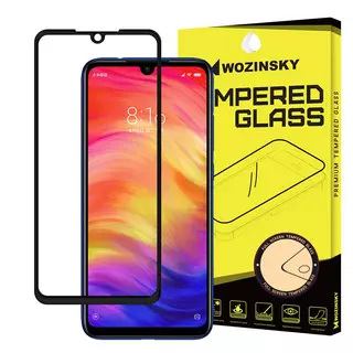 Üvegfólia Xiaomi Redmi 9 - Super kemény tokbarát fólia fekete kerettel