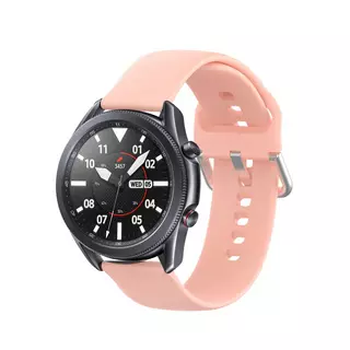 Okosóra szilikon szíj - Samsung Galaxy Watch 3 (41 mm) - pink szilikon szíj