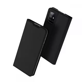 Telefontok Samsung Galaxy M51 - Dux Ducis fekete flipcover tok