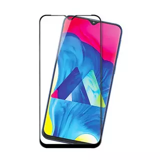 Samsung Galaxy A10 / Samsung Galaxy A10s üvegfólia - Super kemény tokbarát fólia fekete kerettel