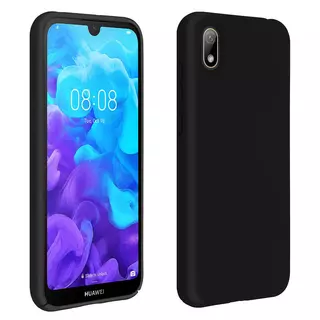 Huawei Y5 2019 / Honor 8S Telefontok - fekete szilikon tok