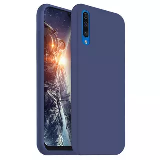 Telefontok Samsung Galaxy A50s - sötétkék szilikon tok