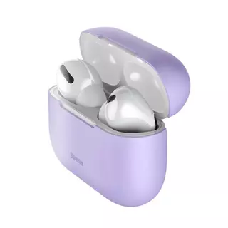 AirPods Pro: Baseus - ultravékony lila szilikongél AirPods PRO tartó