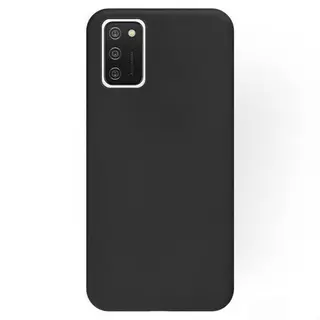 Samsung Galaxy A02s Telefontok - fekete szilikon tok