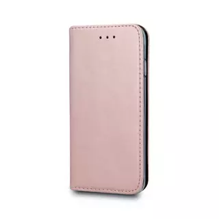 Samsung Galaxy S20 Plus Telefontok - Smart Magnetic rosegold mágneses szilikon keretes könyvtok