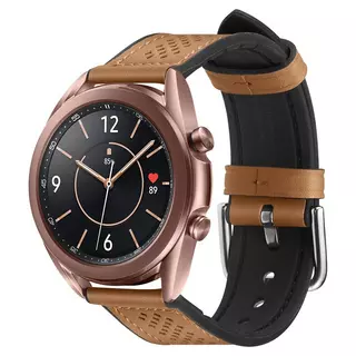 Samsung Galaxy Watch4 (40/42/44/46 mm) - SPIGEN RETRO FIT barna bőr szíj