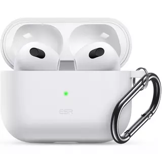 ESR Bounce AirPods 3 tartó - fehér szilikon Airpods 3 tartó
