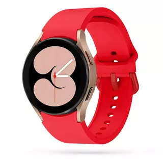 Amazfit GTS okosóra szíj - piros szilikon szíj