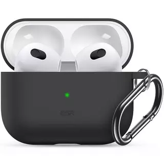 ESR Bounce AirPods 3 tartó - fekete szilikon -Airpods 3 tartó
