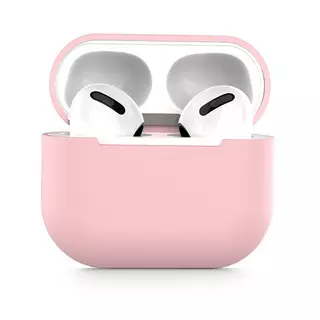 Tech-Protect Icon AirPods 3 tartó - pink szilikon Airpods 3 tartó