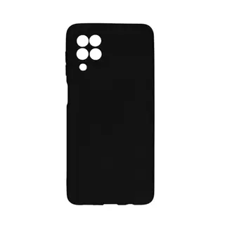 Samsung Galaxy F62 Telefontok - fekete szilikon hátlap tok