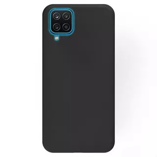 Samsung Galaxy A12 Nacho Telefontok - fekete szilikon tok