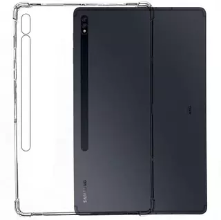 Tablettok Samsung Galaxy Tab S8 11,0 (SM-X700, SM-X706) - átlátszó, sarokerősített szilikon tablet tok