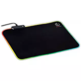 Rebeltec Slider M Egérpad - LED szegélyes egérpad (360 x 260 mm, szövet)