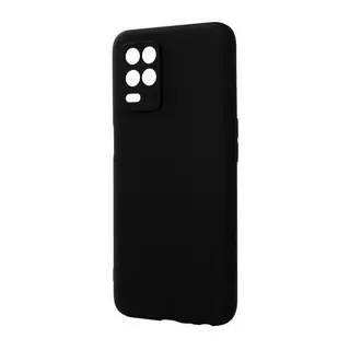 Realme 8 5G Telefontok - fekete szilikon tok