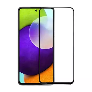 Samsung Galaxy A52 / A52 5G / A52s 5G  üvegfólia- fekete tokbarát Slim 3D üvegfólia