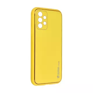 Samsung Galaxy A13 (A135F / A137F) Telefontok - Forcell műbőr hátlap tok, sárga