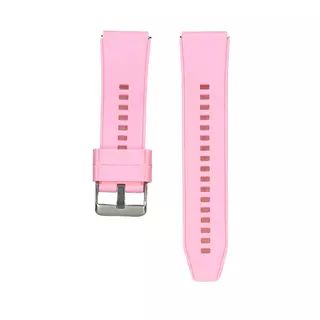 Okosóra szilikon szíj - Huawei Watch GT3 Pro (46 mm) - pink szilikon (22 mm) sima kialakítás