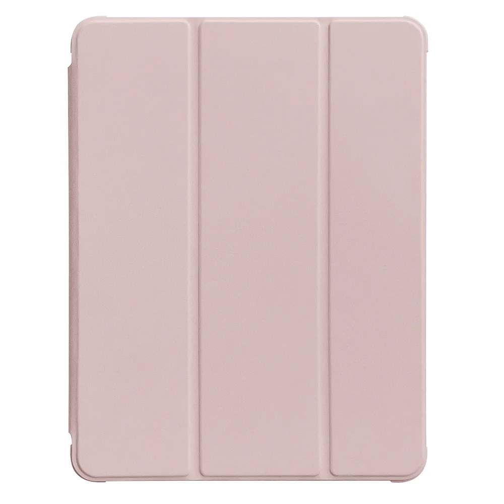 Tablettok iPad Pro 11 (2022) - pink smart case, átlátszó hátlappal, ceruza tartóval