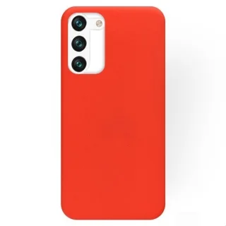 Samsung Galaxy S23 Telefontok - piros szilikon tok