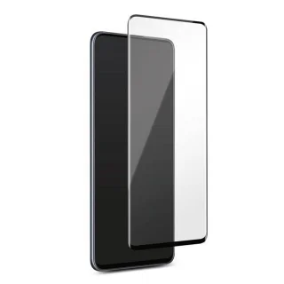 Realme 8 5G Üvegfólia - fekete tokbarát Slim 3D üvegfólia