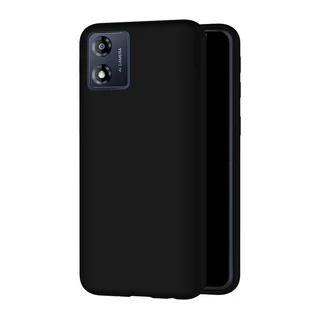 Motorola Moto E13 Telefontok - fekete szilikon tok