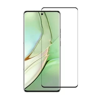 Motorola Edge 40 Üvegfólia - 5D fekete keretes üvegfólia (az íves részre is ráhajlik)