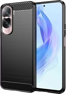 Honor 90 Lite 5G Telefontok - Carbon fekete szilikon tok