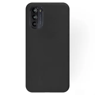 Motorola Moto G52 Telefontok - fekete szilikon hátlap tok