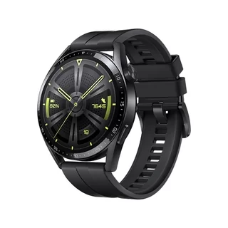 Huawei Watch GT 4 (46 mm) okosóra szíj - Strap One fekete szilikon (22 mm)
