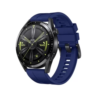 Huawei Watch GT 4 (46 mm) okosóra szíj - Strap One kék szilikon (22 mm)