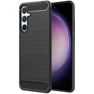 Samsung Galaxy S23 FE 5G Telefontok - CARBON fekete szilikon tok
