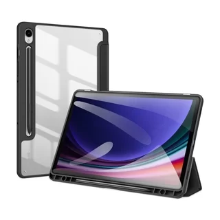 Samsung Galaxy Tab S9 11,0 Tablettok (SM-X710, SM-X716) - DUX DUCIS TOBY fekete ütésálló tok, ceruza tartóval