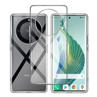 Honor Magic5 Lite Telefontok - átlátszó szilikon tok