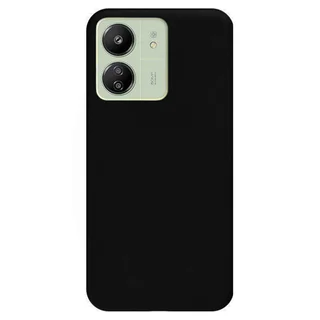 Xiaomi Redmi 13C Telefontok - fekete szilikon hátlap tok