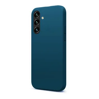 Samsung Galaxy A55 5G Telefontok - kék szilikon tok